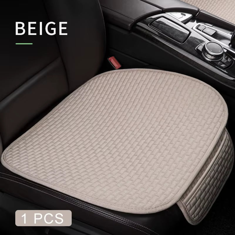 Cotton Linen Car Seat Cover anti Sweat Dog Seat Cover Full Set Breathable Car Seat Protector 4 Seasons Interior Car Accessories