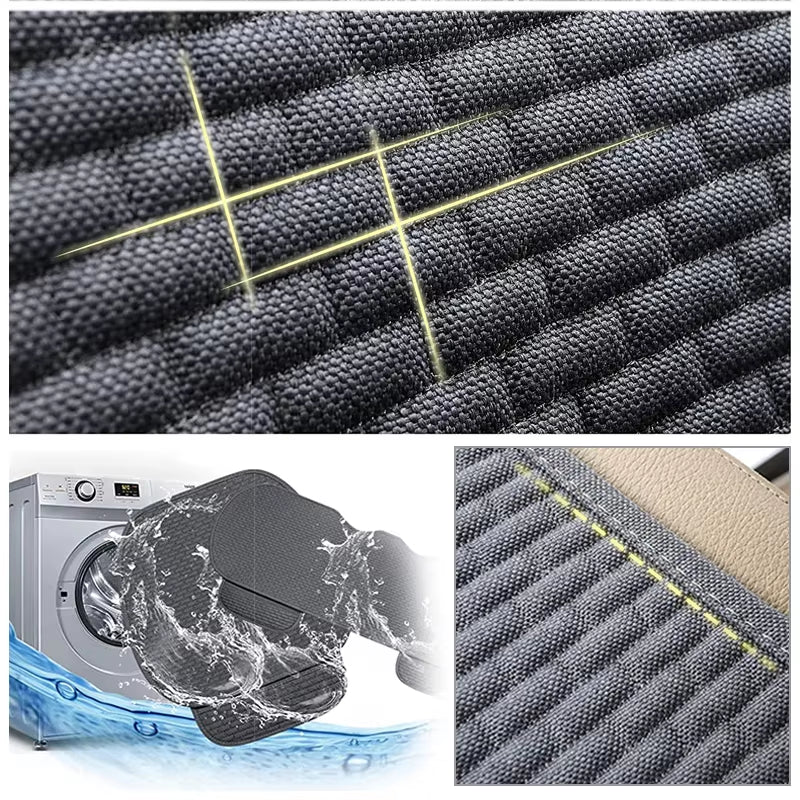 Cotton Linen Car Seat Cover anti Sweat Dog Seat Cover Full Set Breathable Car Seat Protector 4 Seasons Interior Car Accessories